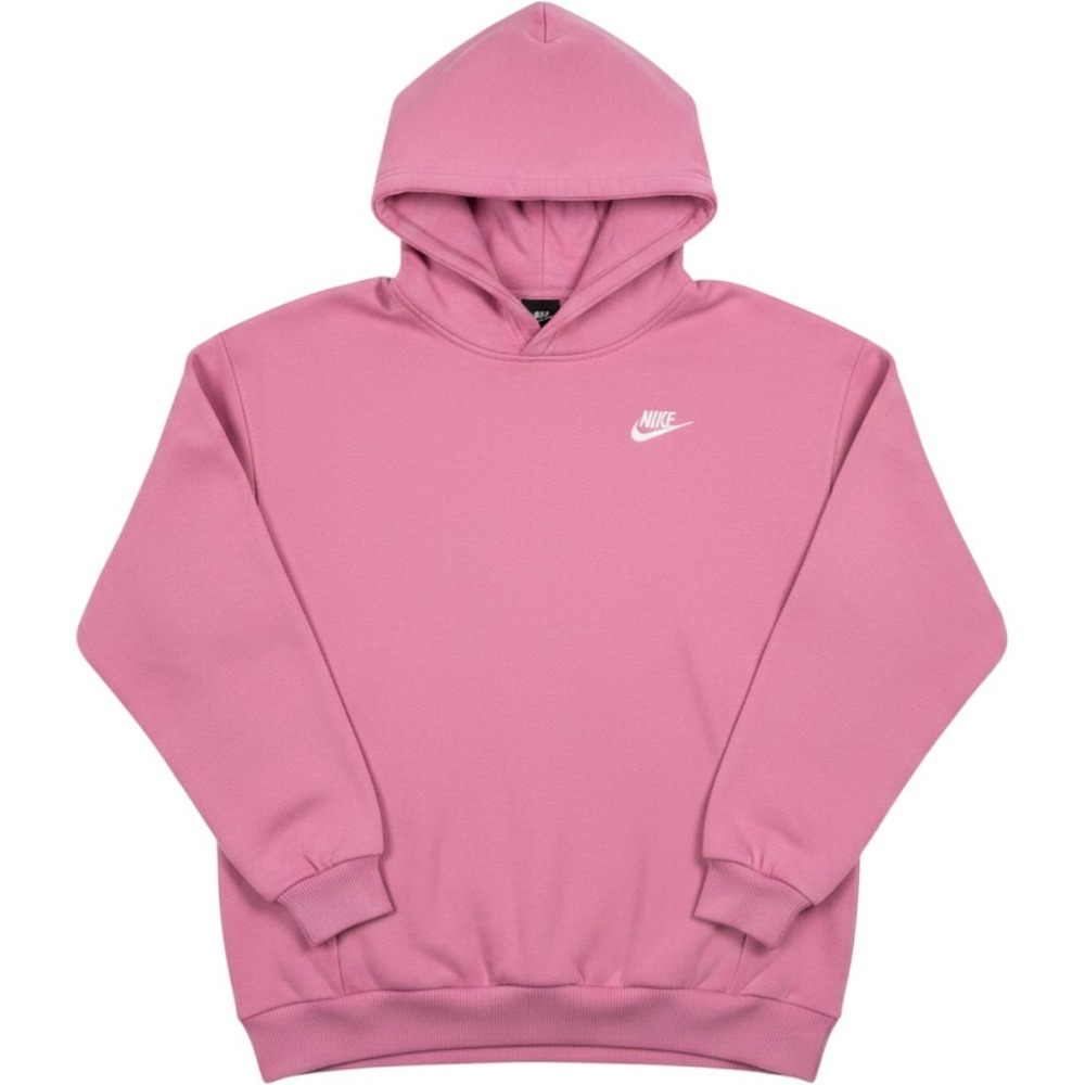 Nike Sportswear Essential Fleece Hoodie Womens Large Pink FZ5579-646
